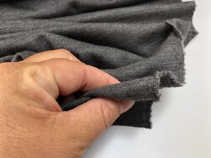 Uld jersey -  lækker dark grey melange